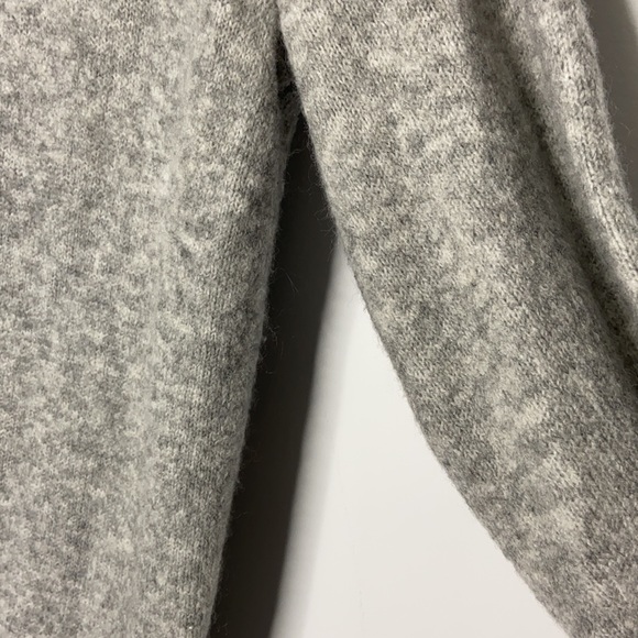 H&M Heather Grey Off Shoulder Soft Knit Midi Dress - Picture 7 of 11